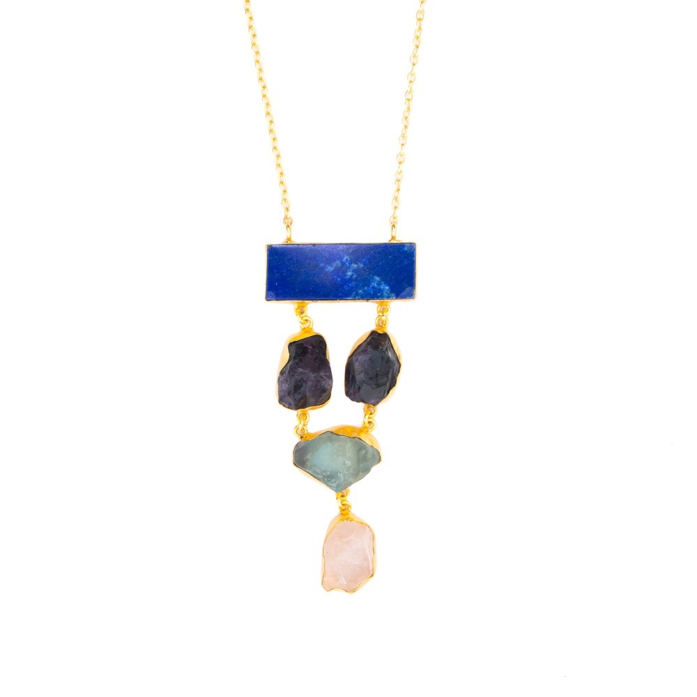 Blue Beauty Neckpiece - Image 2