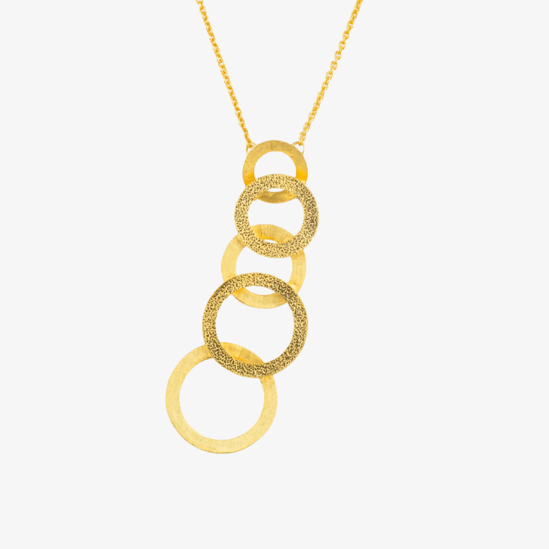Dangling Circle Neckpiece