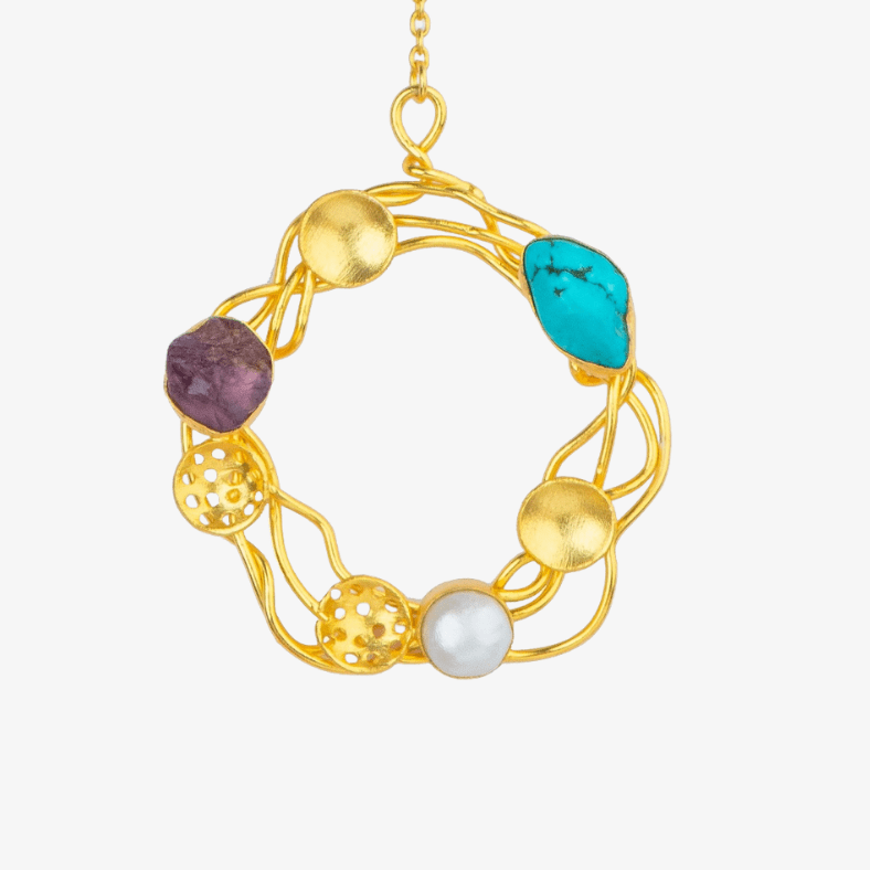 Queen Gold Danglers