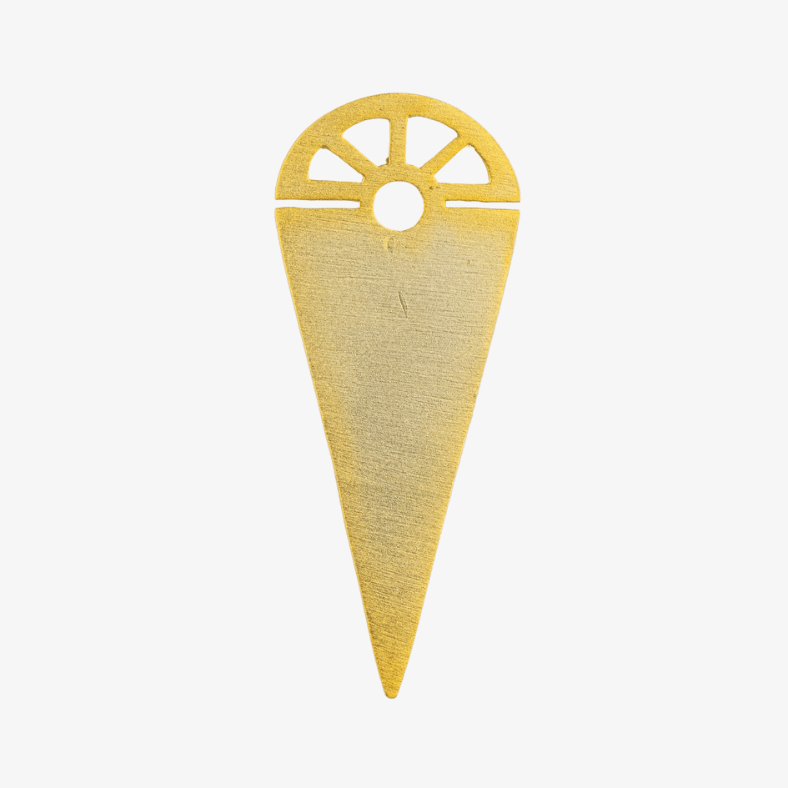 Semicircle & Triangle Earring - Image 2